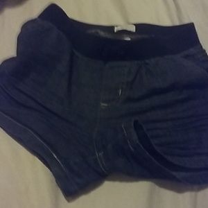 Stretchy blue wash girls childerens place shorts